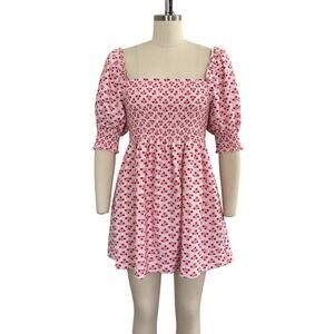Hill House Home Pink Floral Athena Nap Dress
